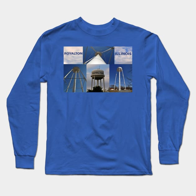 Royalton Water Tower Long Sleeve T-Shirt by michaelasamples